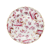 Ginori Oro Di Doccia Magenta Round Flat Plate - 13"